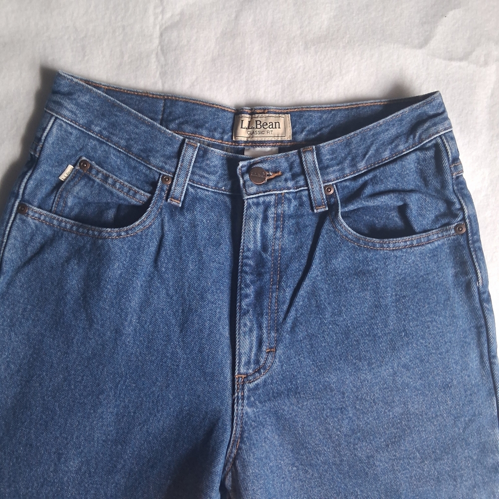 L.L. Bean Classic Fit Lined Jeans Men’s 30x34 Blue Denim Workwear. - Picture 2 of 12